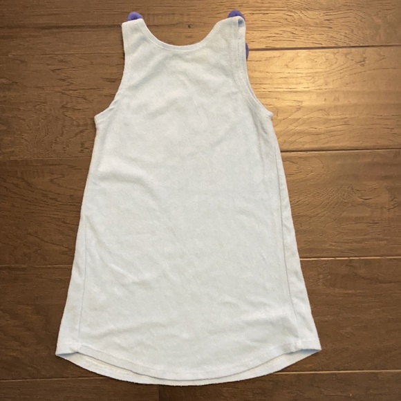Disney Frozen Elsa Ana Blue Terry Swim Coverup 4T - Picture 4 of 4